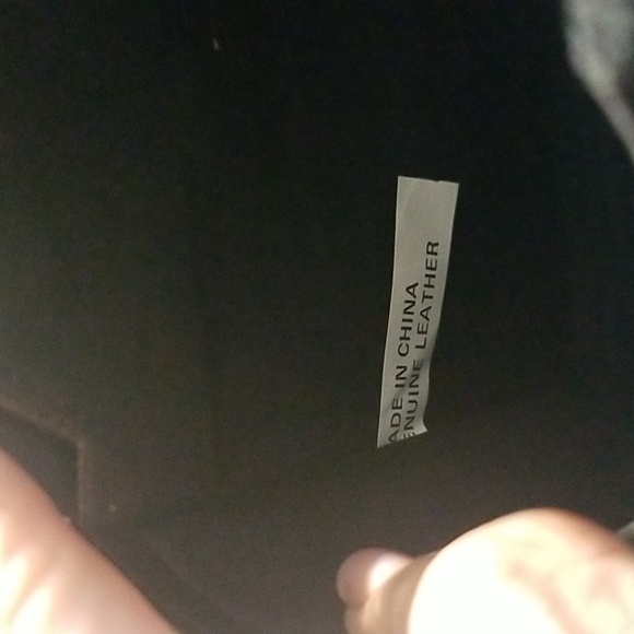 VINTAGE JASMIN Genuine Leather Clutch w/shoulder straps, Perfect Shape - Picture 7 of 9